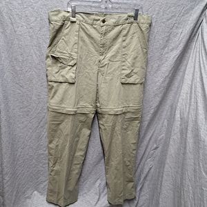 Vintage Men's REI cargo cotton zip off legs pants to shorts size 40 guc